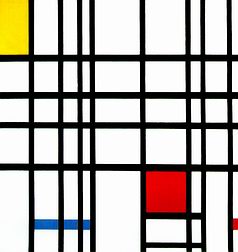 Mondrian painting